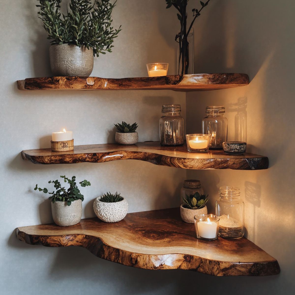 What to Put on a Lamp Shelf: 15 Resin Lamp Styling Ideas for Modern Interiors