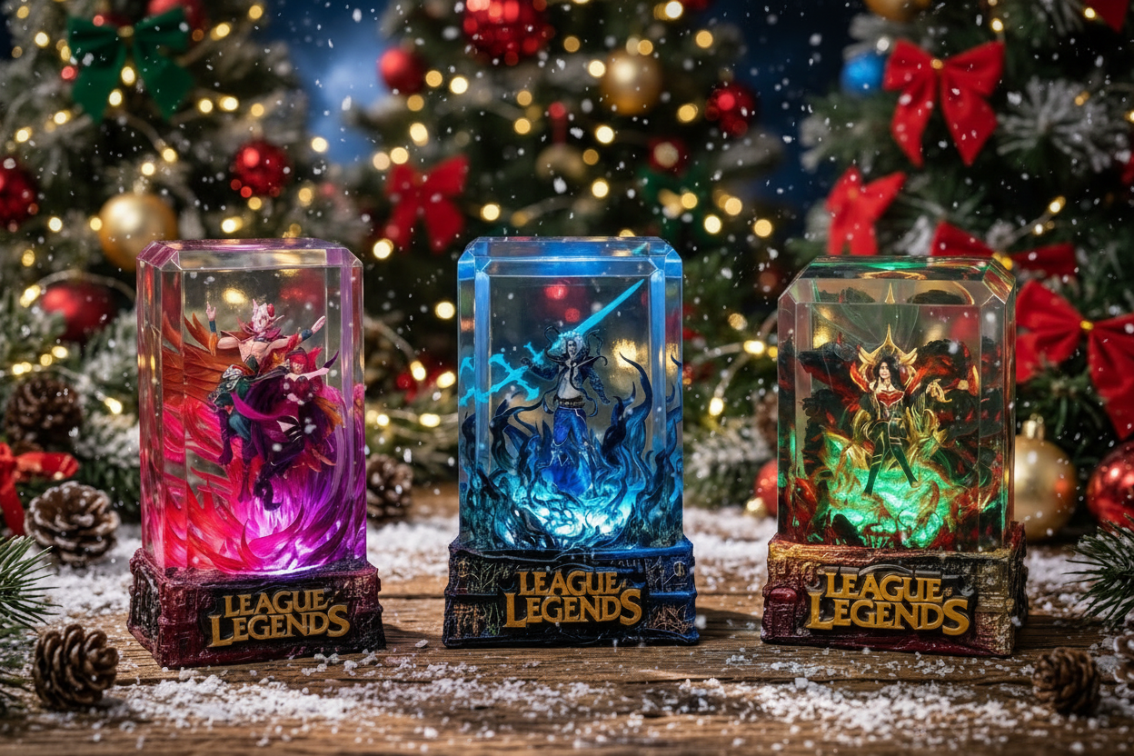 Light Through Shattered Crevices: Three Handcrafted Resin Lamps