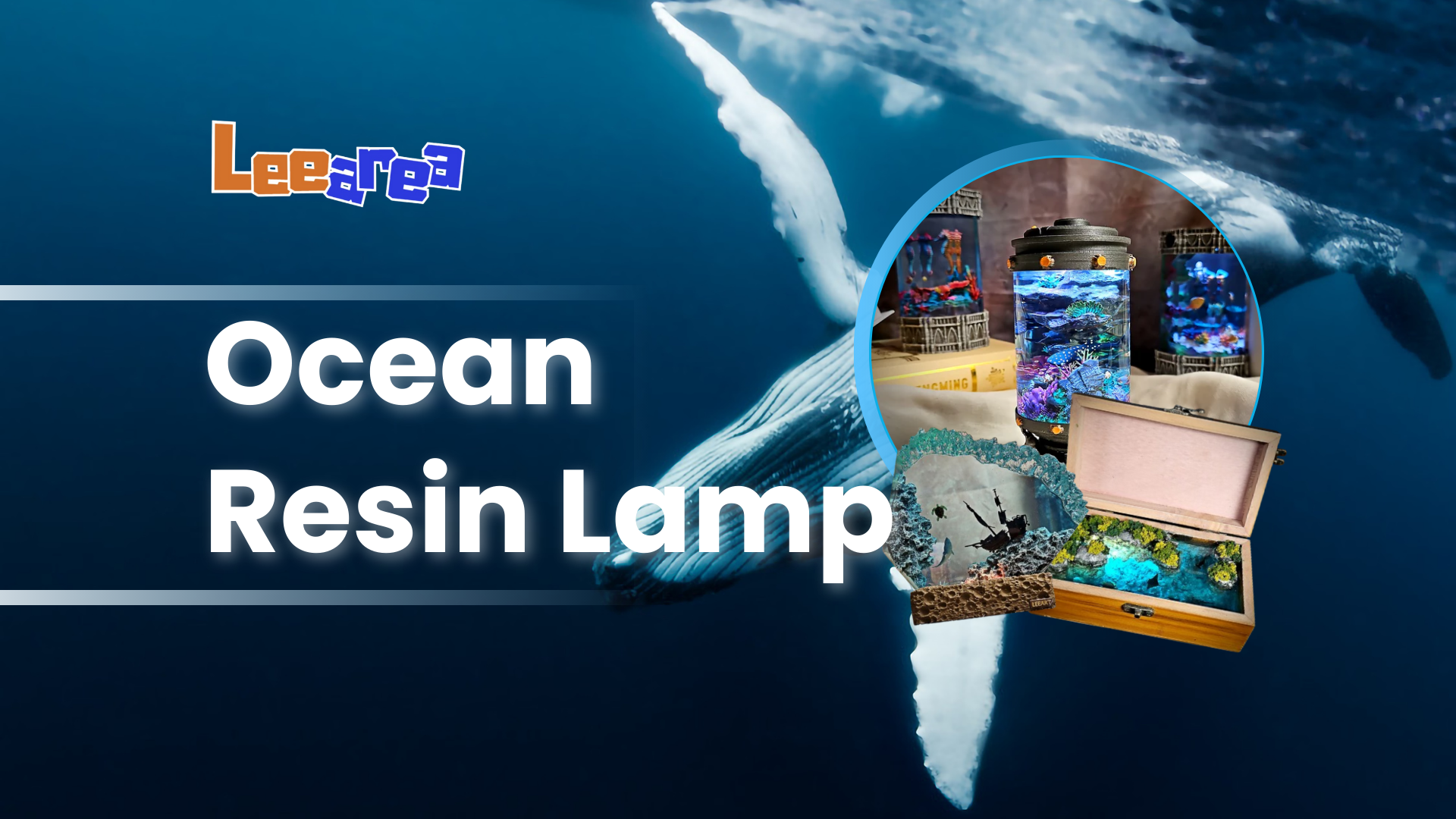 Ocean Resin Lamp – When the Ocean Is Captured in Light