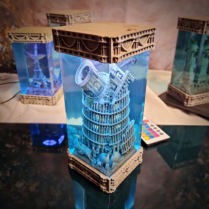 Pisa – Gothic Resin Lamp (No Clock Version) image 2