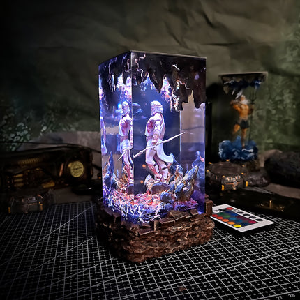 Athens Zeus Resin Lamp image 5