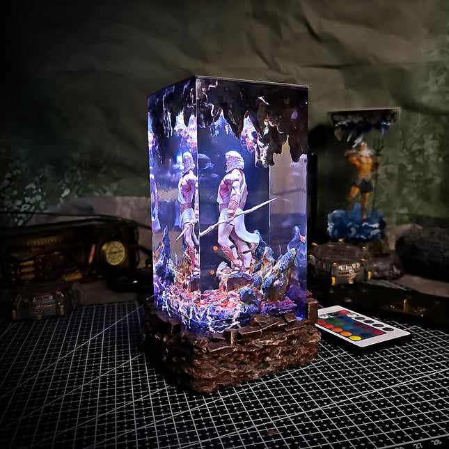 Athens Zeus Resin Lamp image 5