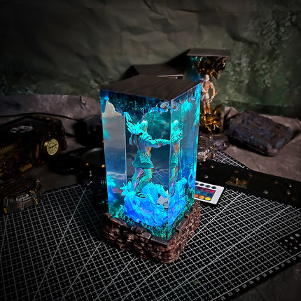 Athens Poseidon Resin Lamp image 6