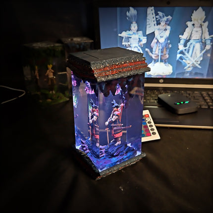 Goku Shogun Resin Lamp image 5