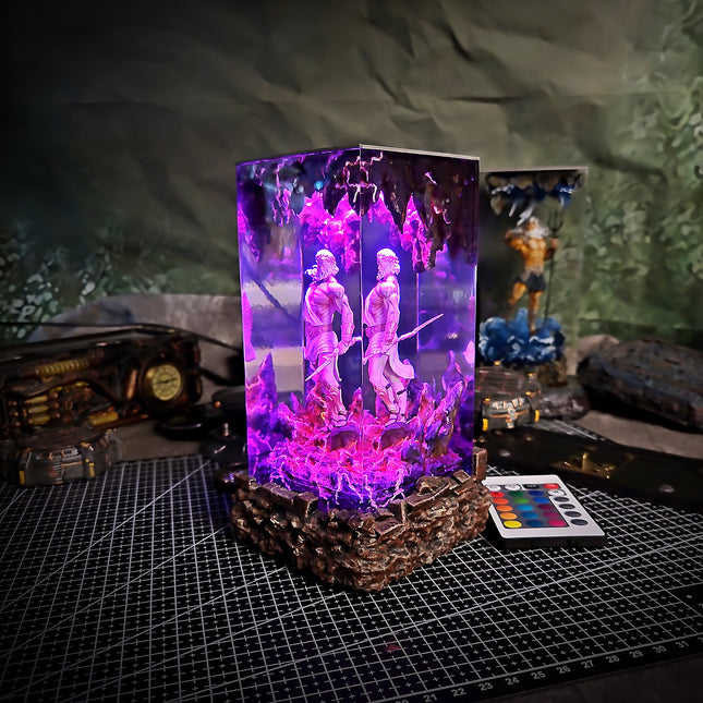 Athens Zeus Resin Lamp image 8