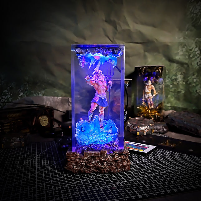 Athens Poseidon Resin Lamp image 4