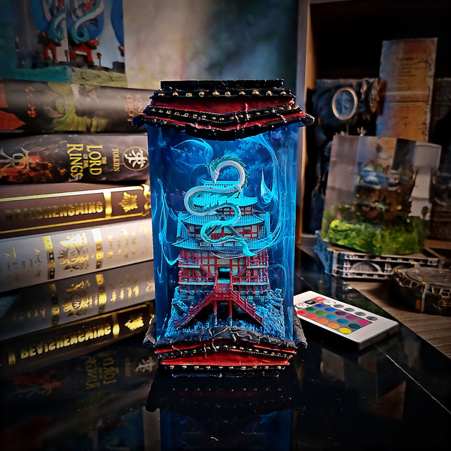 Haku’s Castle Resin Lamp image 0