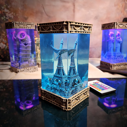 Pari – Gothic Resin Lamp (No Clock Version) image 5