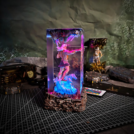 Athens Poseidon Resin Lamp image 8