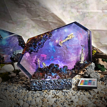 Galaxy Star Wars 2 Resin Lamp image 1