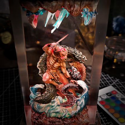 Athens Hercules Resin Lamp image 6