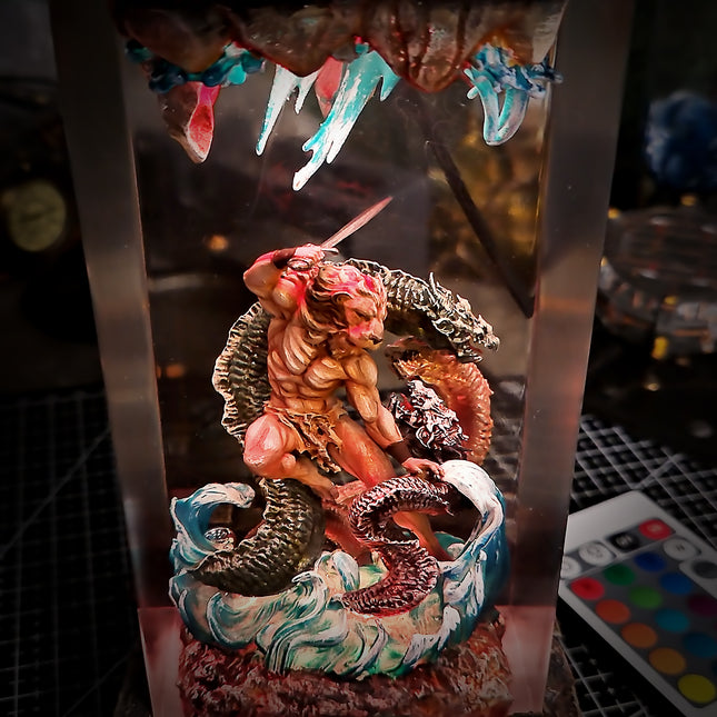 Athens Hercules Resin Lamp image 6