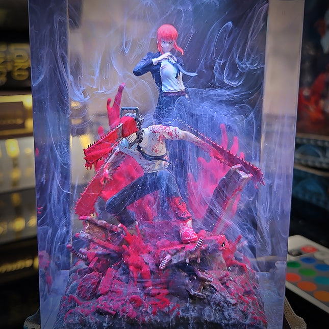 SAW & POWER Resin Lamp image 1