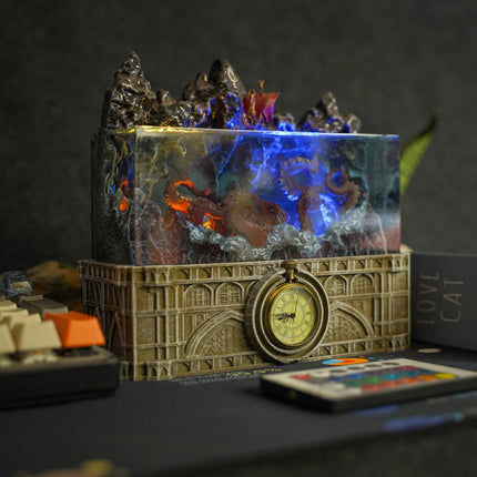 Kraken – Gothic Resin Lamp image 8