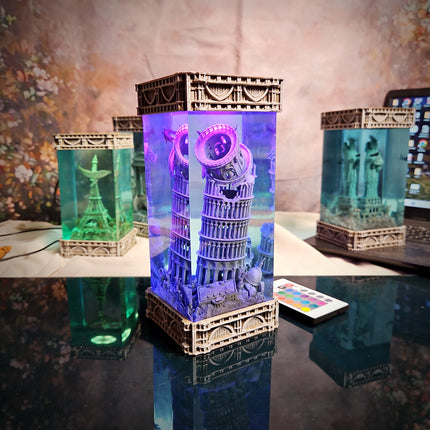 Pisa – Gothic Resin Lamp (No Clock Version) image 6