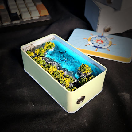 Whale Tin Box Lamp image 6