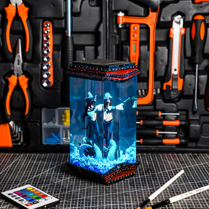 Vi & Miss Fortune Resin Lamp image 6