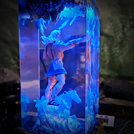 Athens Poseidon Resin Lamp image 7