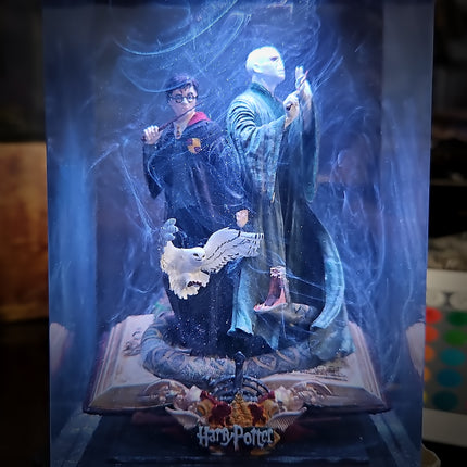 Harry Potter - HP & Voldemort Resin Lamp image 2