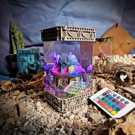 Bloodborne Resin Lamp – Mushroom House image 2