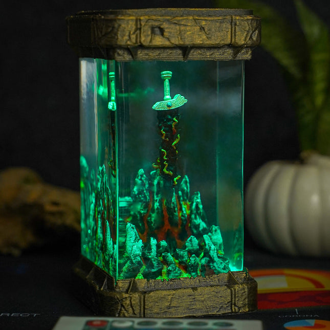 Black Blade Greatsword Resin Lamp image 2