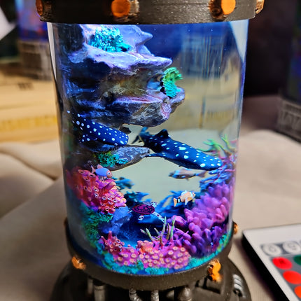 Whale Shark – Ocean Biolab Resin Lamp image 3