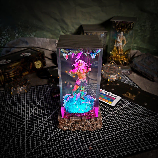 Athens Poseidon Resin Lamp image 5