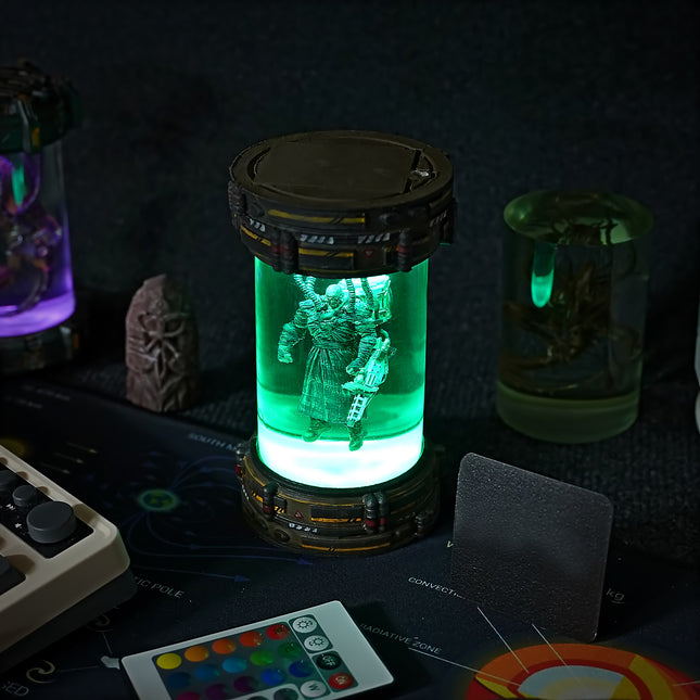 Biolab Nemesis handmade resin lamp with lighting
