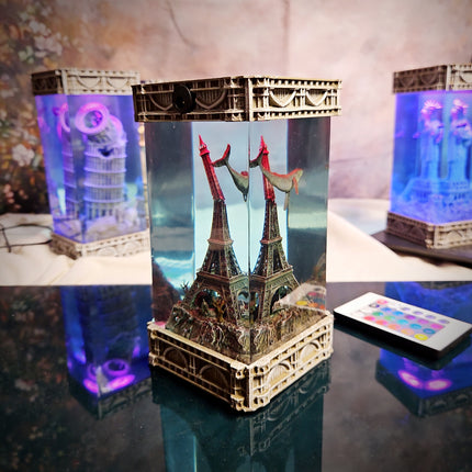 Pari – Gothic Resin Lamp (No Clock Version) image 1