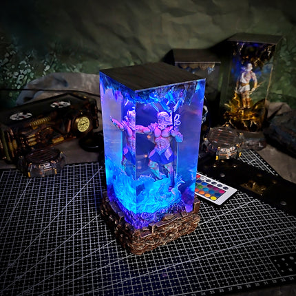 Athens Poseidon Resin Lamp image 2