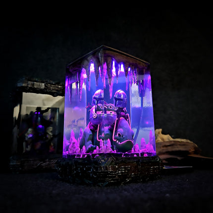 Mandalorian Resin Lamp image 9