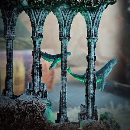 Ocean Whale Rectangle Resin Lamp image 7