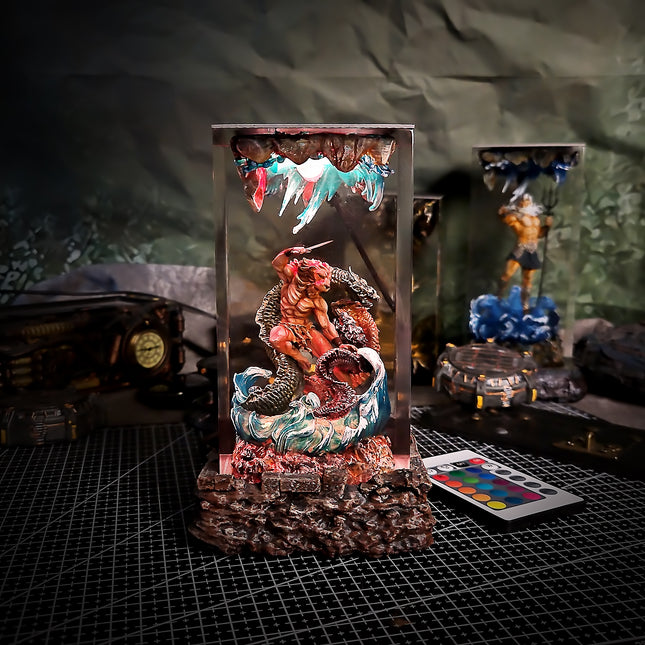 Athens Hercules Resin Lamp image 0