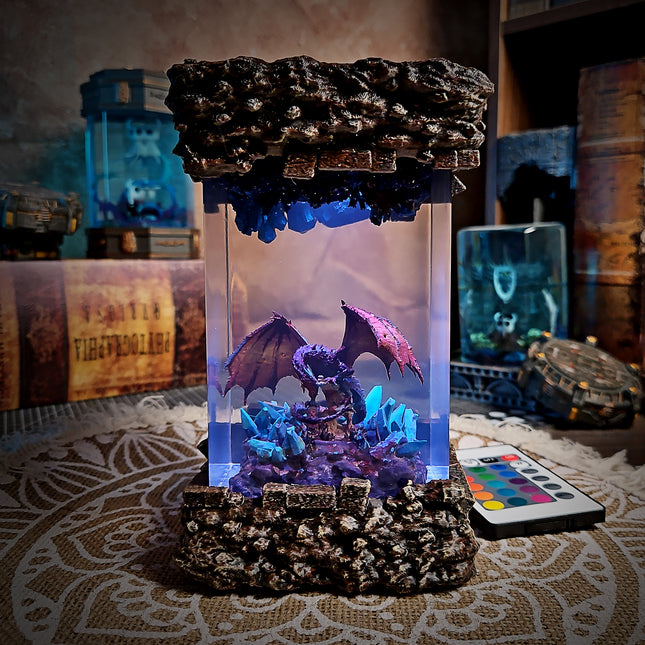 Dragon Gemz Resin Lamp image 0