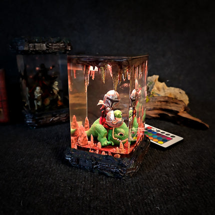 Mandalorian Resin Lamp image 7