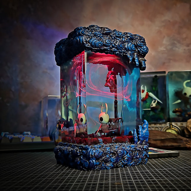LED resin lamp night light inspired by Hollow Knight