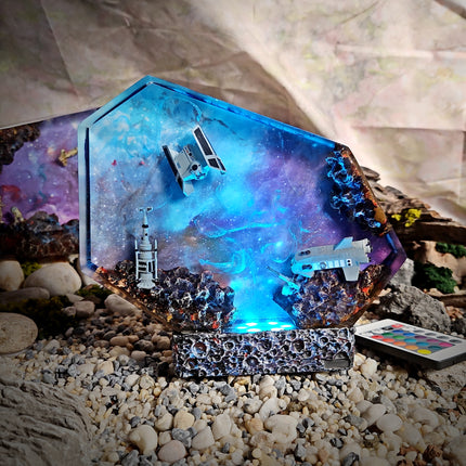 Galaxy Star Wars 1 Resin Lamp image 1