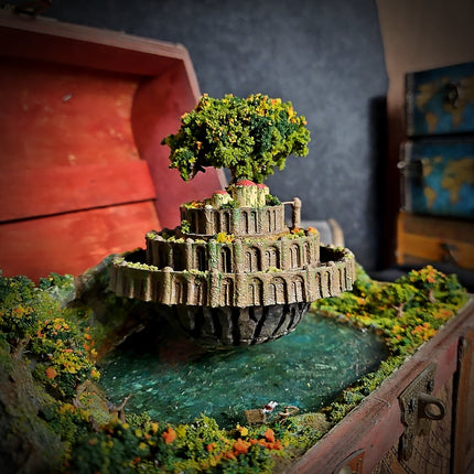 Laputa with Our Hand-Crafted Resin Music Box image 12