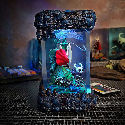 Knight & Hornet Resin Lamp image 1