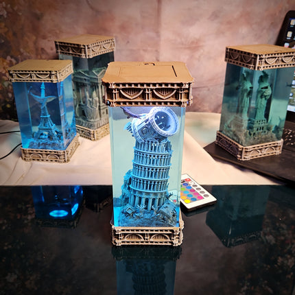 Pisa – Gothic Resin Lamp (No Clock Version) image 7