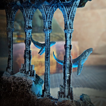 Ocean Whale Rectangle Resin Lamp image 5