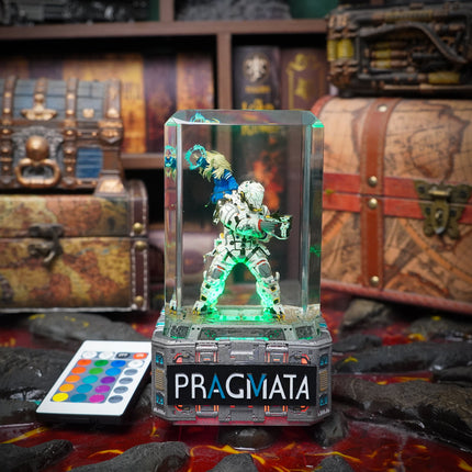 Paramata Resin Lamp by Lee’s Area – resin display lamp, product display photo