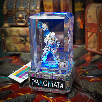 Paramata Resin Lamp by Lee’s Area – resin display lamp, product display photo
