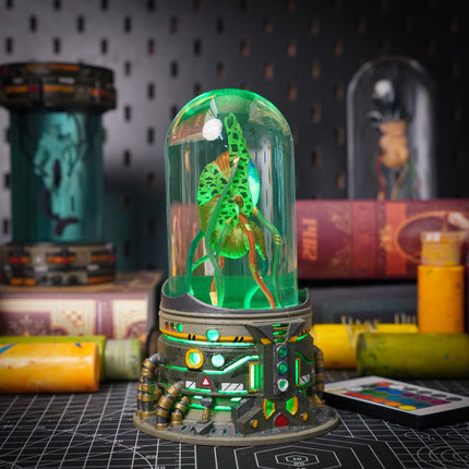 Cell Lab Resin Lamp by Lee’s Area – resin display lamp, product display photo