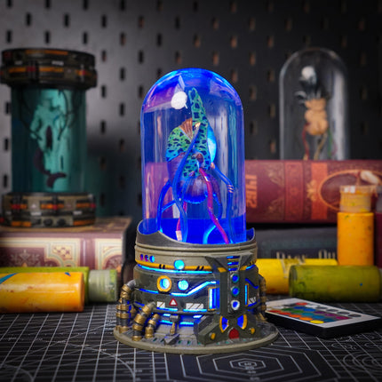 Cell Lab Resin Lamp by Lee’s Area – resin display lamp, product display photo