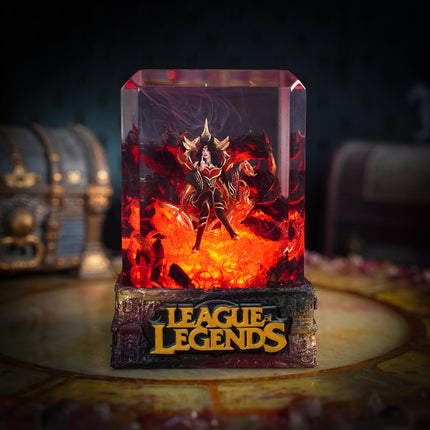 Ahri T1 LOL resin lamp