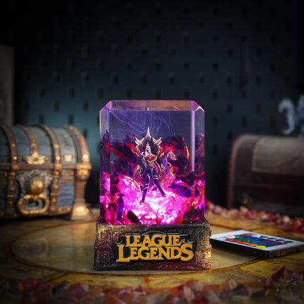 Ahri T1 LOL resin lamp