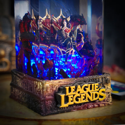Ahri T1 LOL resin lamp