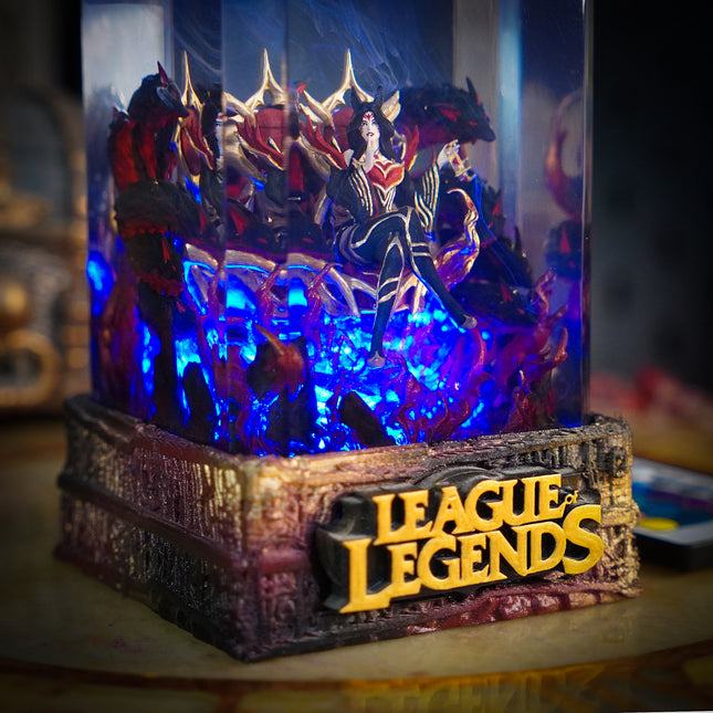 Ahri T1 LOL resin lamp