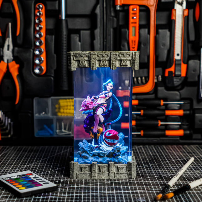 Jinx – League of Legends Resin Lamp - LEE'S AREA